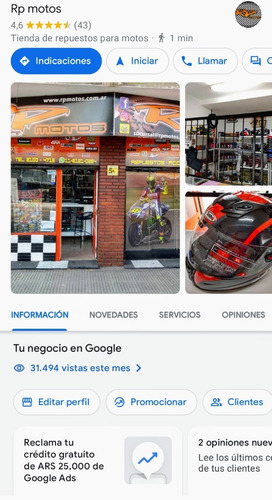 Imagen 4 de 6 de Venta Permuto Fondo De Comercio Repuestos Y Accesorios De Motos
