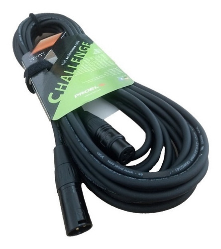 Cable De Microfono Proel Challenge Canon Xlr 6 Metros