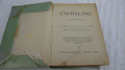  Castellano - Segundo Curso - Alfredo Goldsack Guiñazú 1945