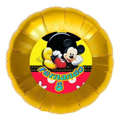 Globos Happy Birthday Metalizados Personalizados 12 Pz