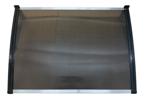 Imagen 3 de 9 de Alero Policarbonato 120x70 Toldo Techo Puerta Ventana Crysta