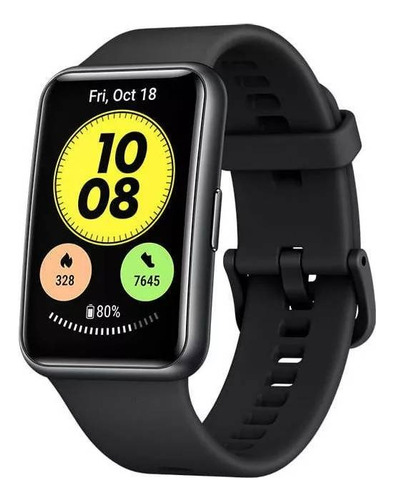 Smartwatch Huawei Watch Fit New Active 1.64" malla graphite black de silicona TIA-B09