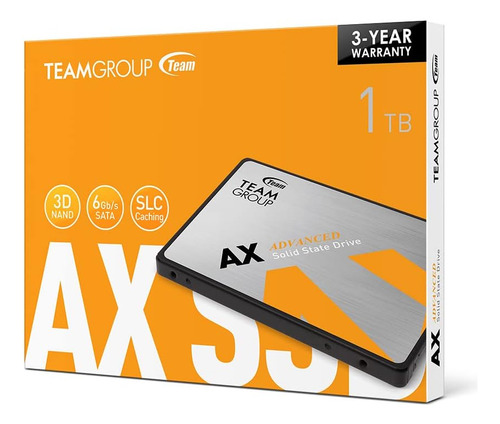 Teamgroup Ax2 1tb 3d Nand Tlc 2.5 Inch Sata Iii Internal ...