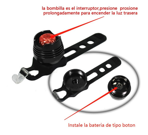 Imagen 2 de 10 de Luz Bicicleta Recargable Usb Para Bicicleta Velocity