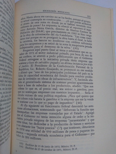 Libro Sociologia Mexicana /carlos A. Echanove (Usado)