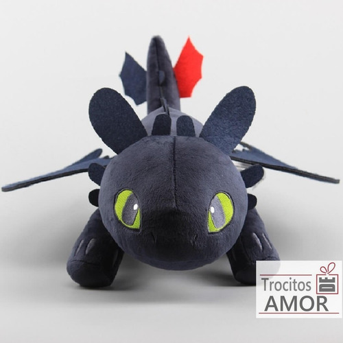 Imagen 3 de 7 de Peluche Chimuelo 45 Cms Furia Noctura Y Furia Luminosa