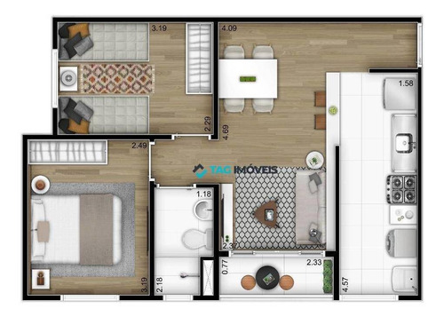 Apartamento Para Venda Com 46 Metros Quadrados No Jardim São Vicente Em Campinas - Sp. - Ap2326