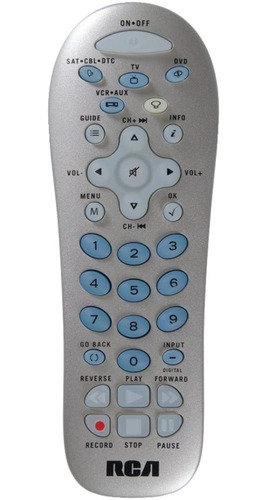 Control Rca Remoto Universal Retroiluminado 4 Dispositivos (Usado)