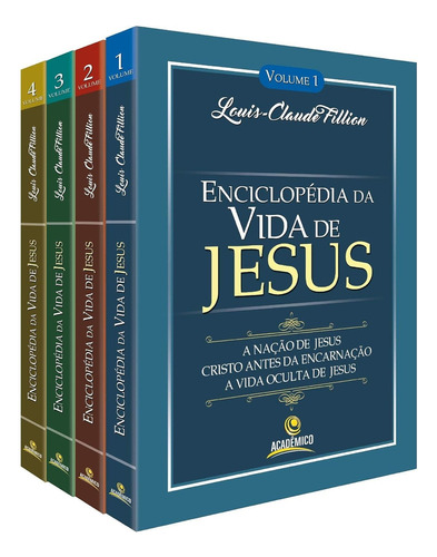 Enciclopédia Da Vida De Jesus - 4 Volumes, De Louis Claude Fillion., Vol. - Volume 1. Editorial Central Gospel En Português