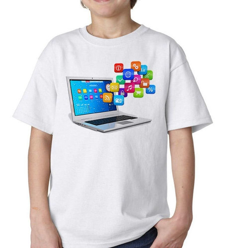 Remera De Niño Estructura Logica De Una Computadora