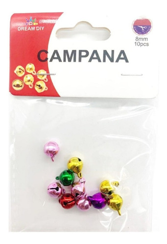 Cascabeles De 8mm 10 Piezas Para Pulseras Y Bisuteria