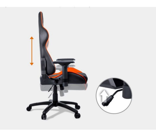 Silla Cougar Armor Black Gaming Giratoria Alta Calidad Nnet