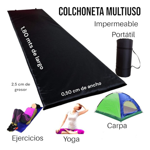 Colchoneta Para Hacer Ejercicios Yoga Carpas Multiuso