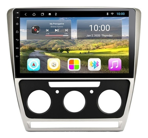 Autoestéreo 2+32g Carplay Cámara Para Skoda Octavia 2007-14