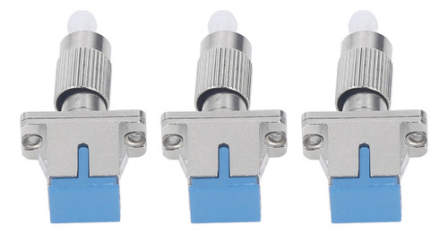 Adaptador Fc A Sc Hembra, 3 Piezas, Conector De Fibra Óptica