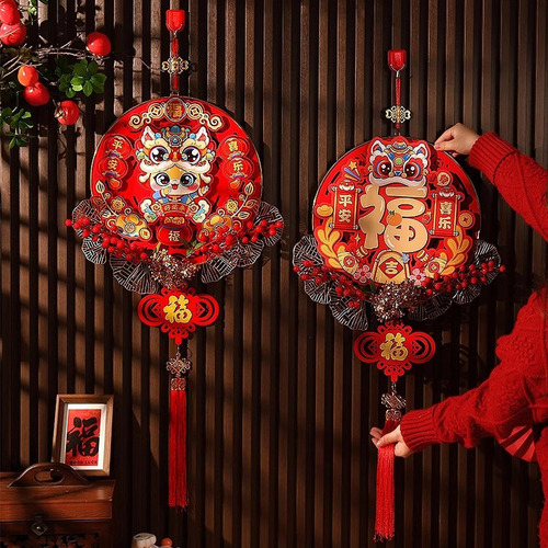 Decoración De Año Nuevo Chino, Adorno Para El Estilo D