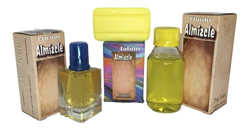 Combo Almizcle Fluido Jabon Locion Atomizador Pai Joao