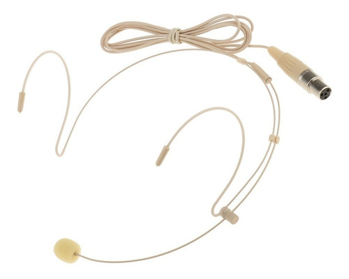 Microfone Headset Cabeça Brko Ta3f Para Sistemas Akg