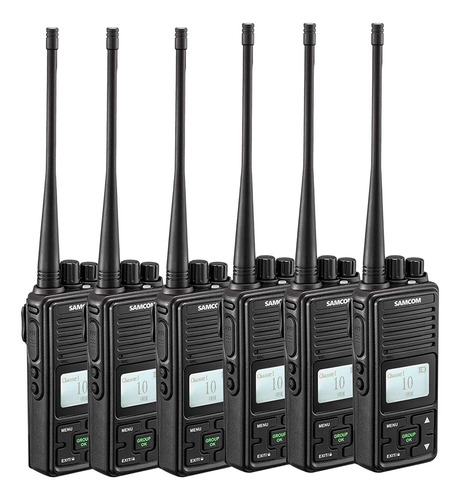 Samcom Fpcn Walkie Talkie Canal Uhf Mhz Radio Boton Grupo 7m