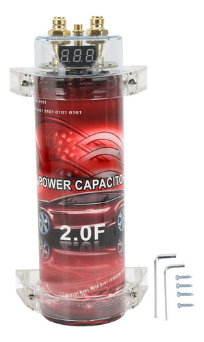 Condensador De 2 Faradios For Coche, Sistema De Audio Digit