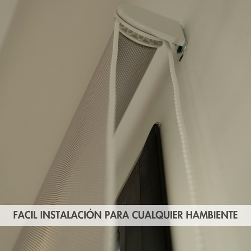 Cortina Roller Sun Screen 6% Translucida 110x180cm Standard Blanco/beige