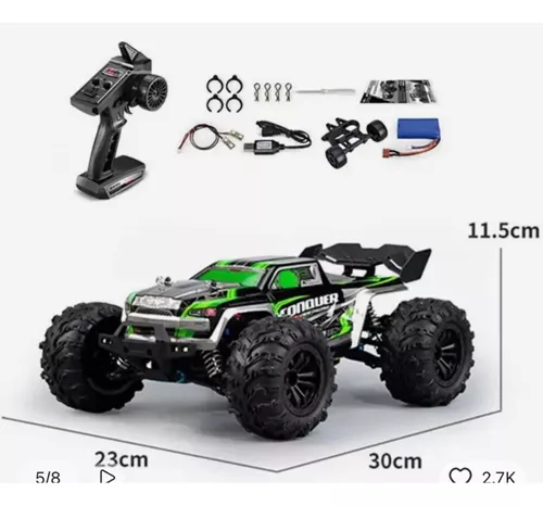 1/16 Controle Remoto Modelo de Carro 4 Wheel Drive 2.4ghz Pvc