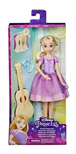 Muñeca Disney Princess Rapunzel Guitarra Everyday / Diverti