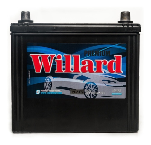 Batería Willard 12x45 Amper (ub425) 12 Volt Tipo Asiatica
