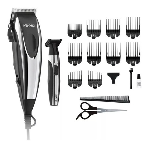 Kit Maquina De Corte + Patillera Wahl Cut & Detail 18 Piezas