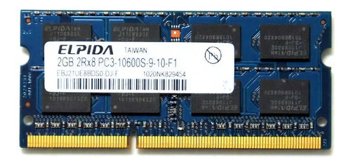 Memória RAM  2GB 1 Elpida EBJ21UE8BDS0-DJ-F