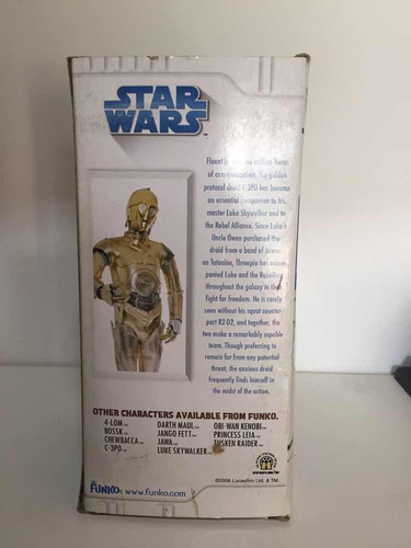 C-3po Star Wars Funko Bobble-head Funko Caja Original