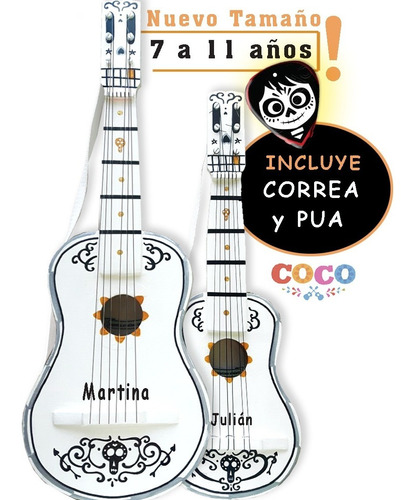 Guitarra Coco 7 A 11 Años Incluye Correa + Púa | MercadoLibre