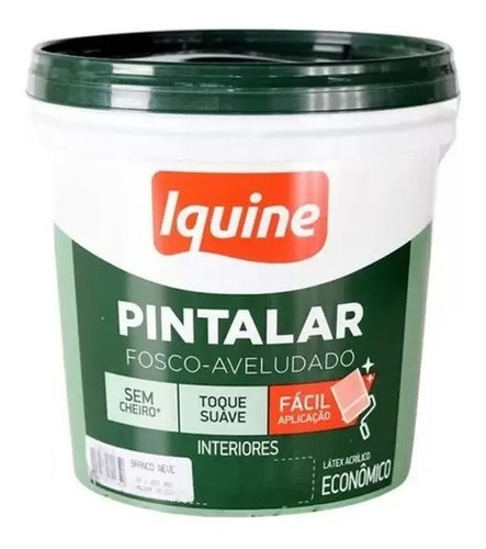 Tinta Pintalar Fosco Aveludado 3,6l - Iquine