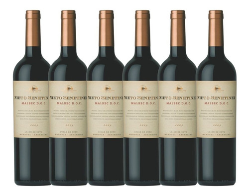 Vino Nieto Senetiner Malbec Doc Promo X 6