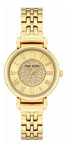 Reloj Anne Klein Ak3872chgb Para Dama Color Dorada