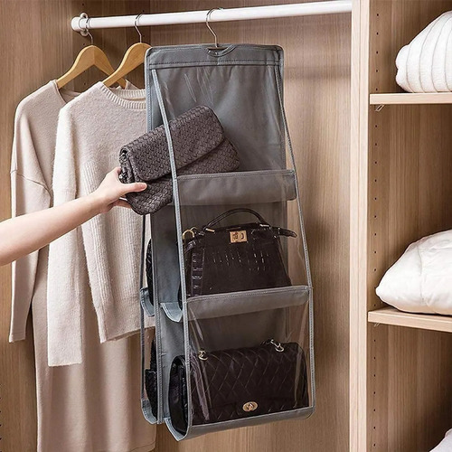 Imagen 3 de 6 de Organizador Colgante De Carteras Calzado Perchero