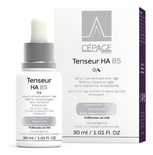 Cepage Tenseur Ha B5 Serum Concentrado Antiedad Antiage 30ml Tipo De Piel Sensible