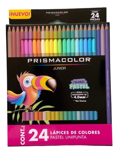 Prismacolor Set 24 Lápices De Colores Jr. Colores Pastel
