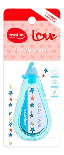 Fita Decorativa Love Estrela 5m X 5mm 23394 - Molin