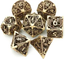 Comprar Juego De Dados Dnd Dados De Metal Juego De Dados Poliédricos