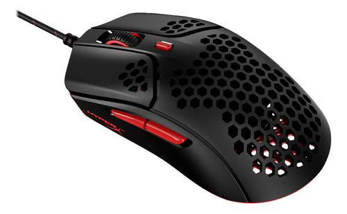 Hyperx Pulsefire Haste, Mouse Gamer Rgb 16000dpi, Negro/rojo