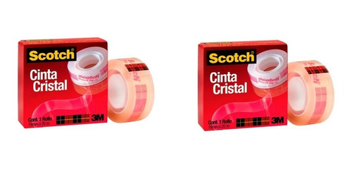 2x Cinta Cristal Scotch® 19mmx20m 3m Envío A Todo Chile
