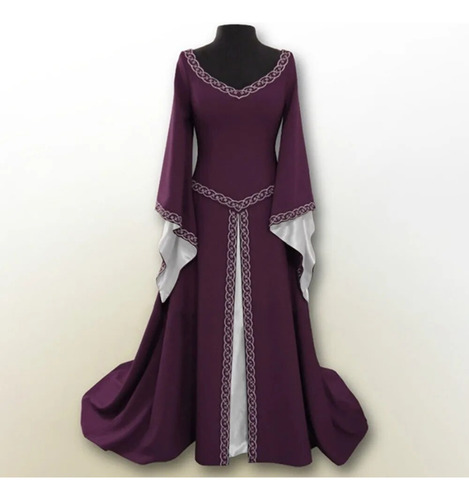 Vestido De Princesa Plus De Cosplay Medieval Palace Para Adu