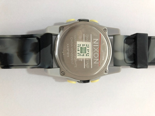 Relógio Nixon Unit Marbled Black Smoke Novo