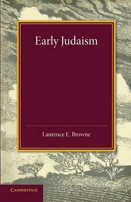 Libro Early Judaism - Laurence E. Browne