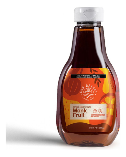 Jarabe Sabor Maple Monk Fruit Las Balsas 250 Ml