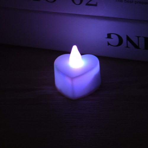 30 Velas Led En Forma De Corazón, Velas De Té Sin Llama