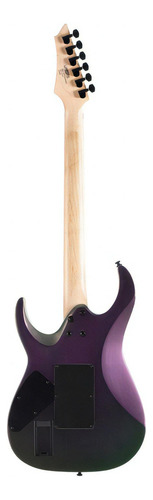 Guitarra Cort X300 Emg Floyd Rose Special Flip Purple, color violeta oscuro
