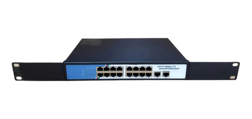 Imagen 1 de 3 de Switch Poe 16 Puertos+2gb Model Hc-g16f02gn 260w Rackeable