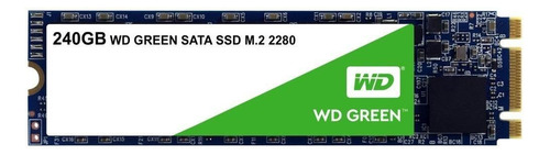 Disco Sólido Ssd Interno Western Digital Wd Green Wds240g2g0b 240gb Verde